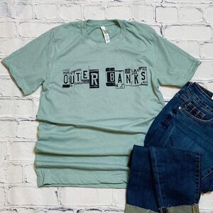Green Outer Banks Tshirt‎
